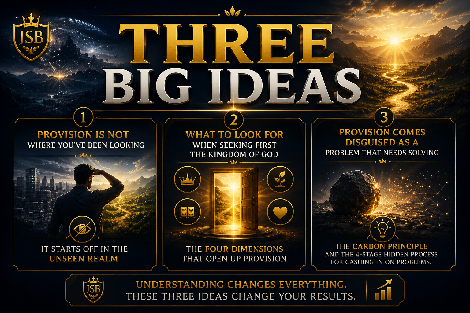 THREE BIG IDEAS